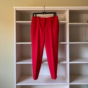 J. Crew Mid-Rise Cuffed Café Capri Ankle Pants in 100% Wool (US 0)